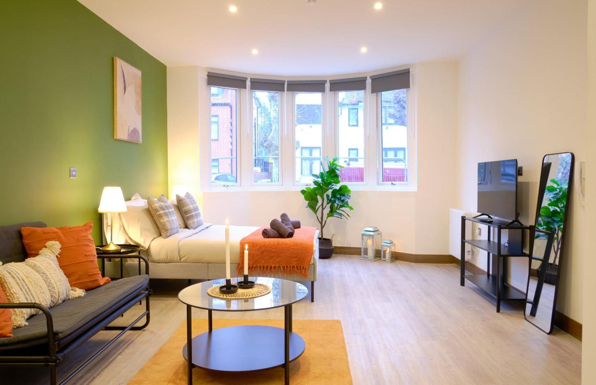 Goldersgreen Apartments By Sleepy London Ruang foto
